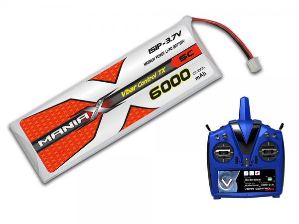 ManiaX VBar Control Transmitter Battery 1S 6000mAh 3.7V 5C 